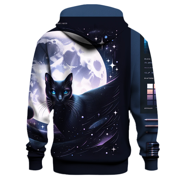 Mystical Feline Enchantment Hoodie