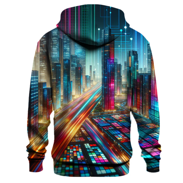 Futuristic Urban Adventure Hoodie