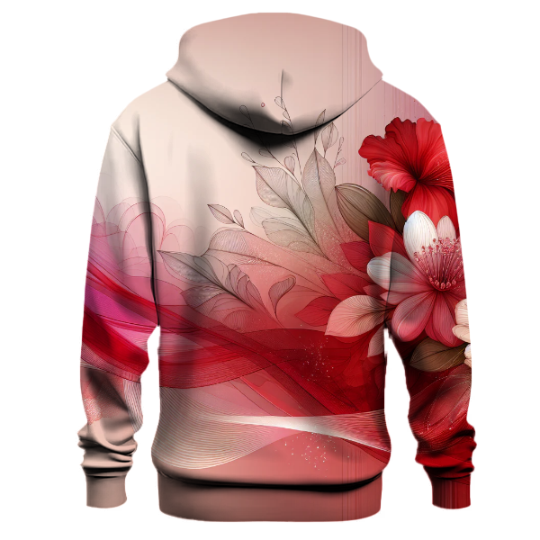 Crimson Blossoms Hoodie