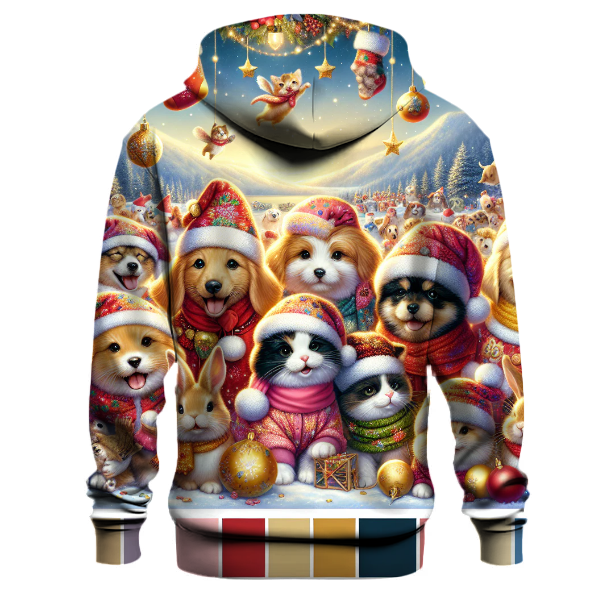 Cozy Holiday Pet Parade Hoodie