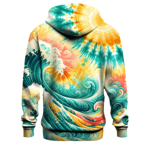 Tropical Vibes Tie-Dye Hoodie