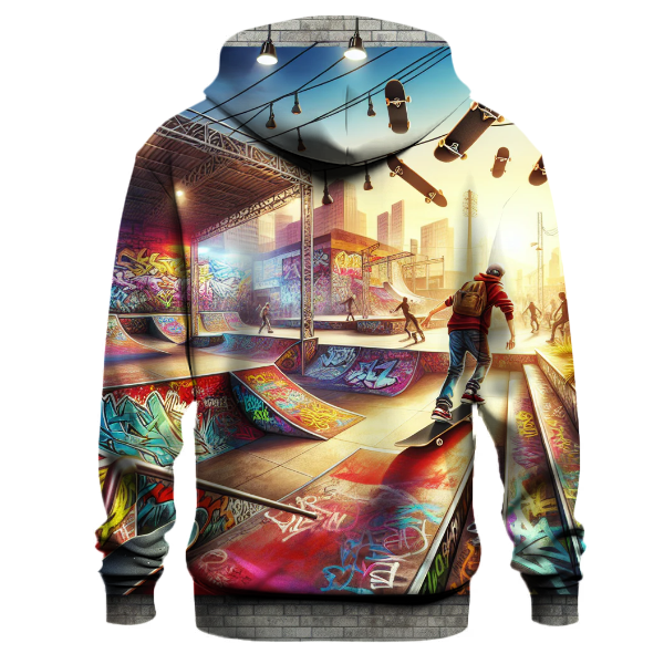Skateboard City Vibes Hoodie