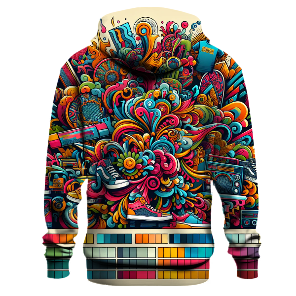 Bold Graffiti Expressions Hoodie