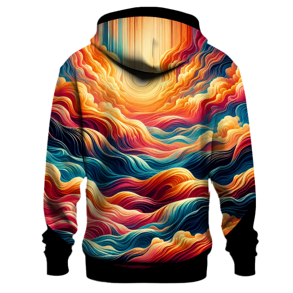 Amber Glow Tide Hoodie