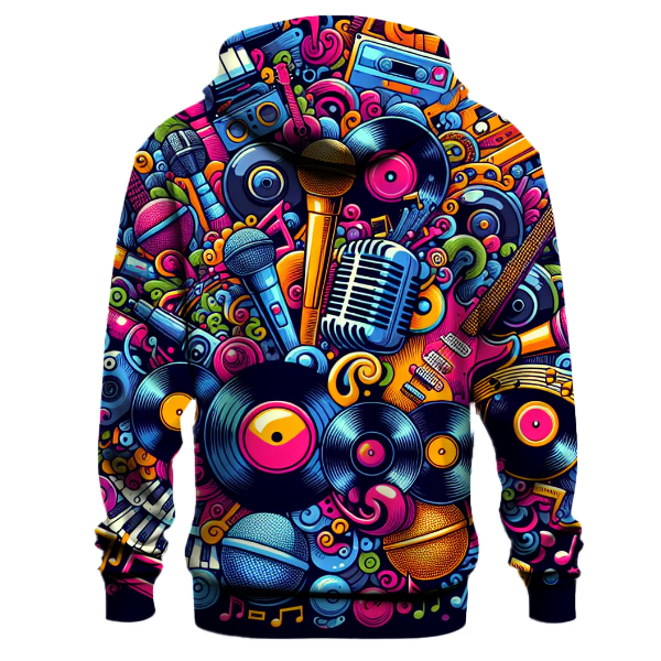 Radical Retro Music Hoodie