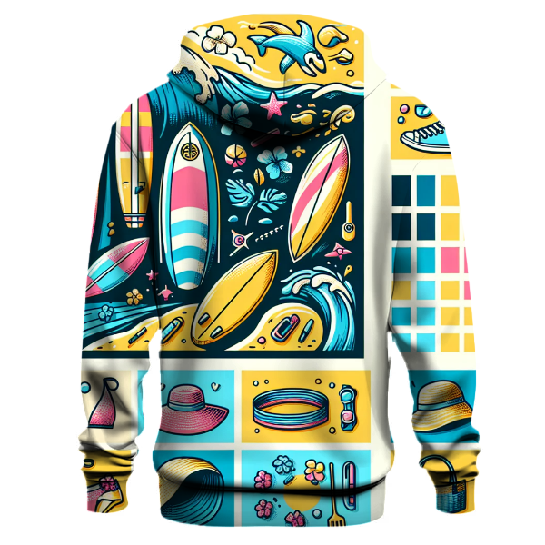 Retro Beach Bliss Hoodie