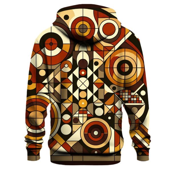 Earthy Geometric Bliss Hoodie