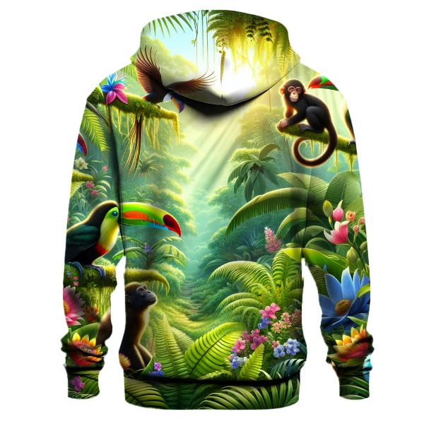 Bold Graphic Jungle Hoodie