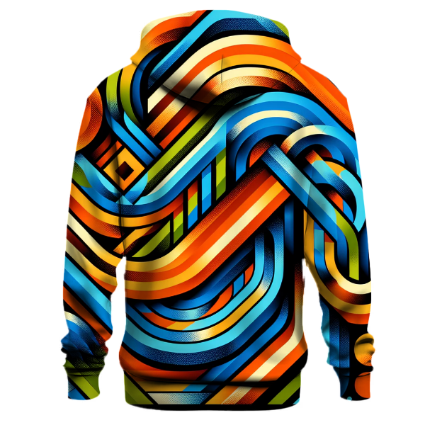 Electric Funk Pattern Hoodie
