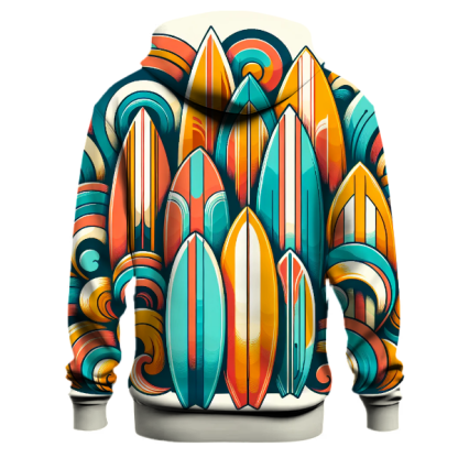 Classic Surfboard Patterns Hoodie