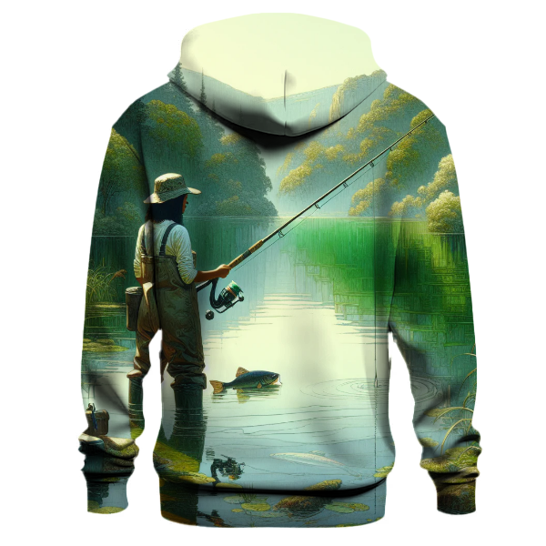 Fishing - Lakeside Tranquility Hoodie