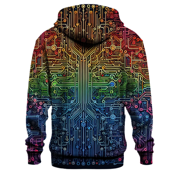 Rainbow Circuitry Hoodie