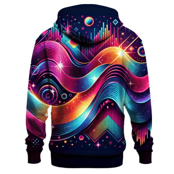Graphical Sound Waves Hoodie