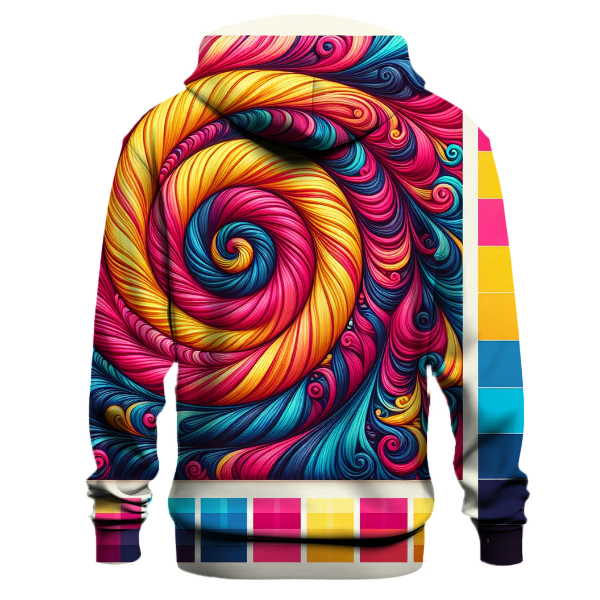 Funky Tie Dye Spiral Hoodie