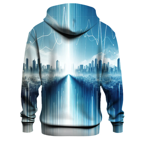 Electric Blue Pulse Hoodie