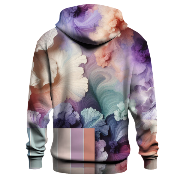 Ethereal Garden Bloom Tie-Dye Hoodie