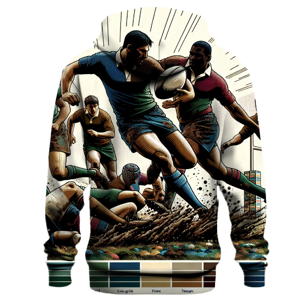 Rugby Strength and Teamwork Hoodie