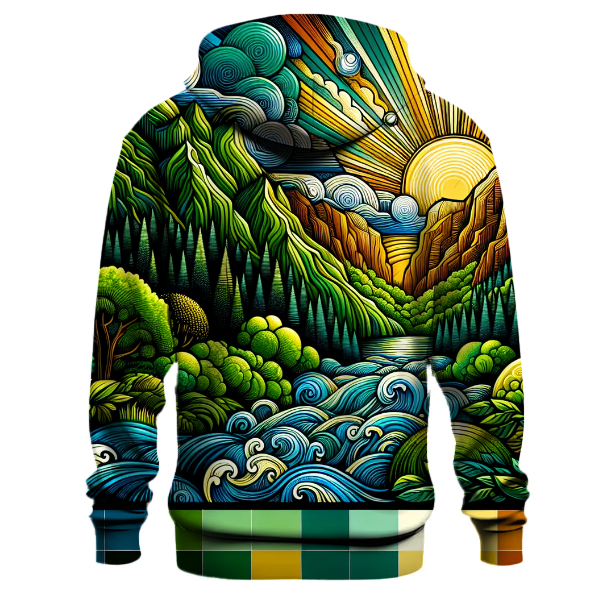 Vivid Nature Scenes Hoodie