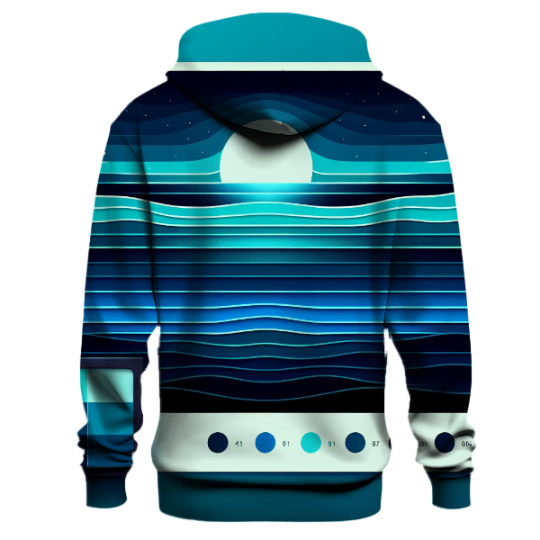 Midnight Lagoon Gradient Hoodie