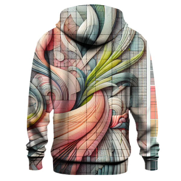 Electric Pastel Grid Hoodie