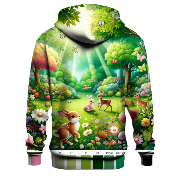 Charming Woodland Scene Hoodie