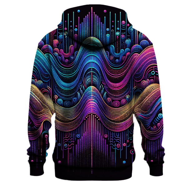 Digital Synth Wave Hoodie