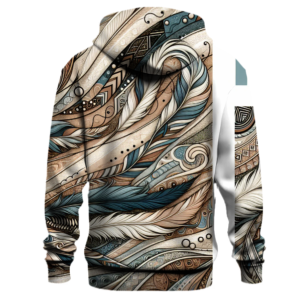 Boho Dreams and Feathers Hoodie