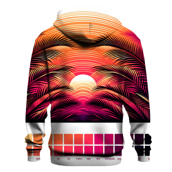 Tropical Sunset Haze Hoodie