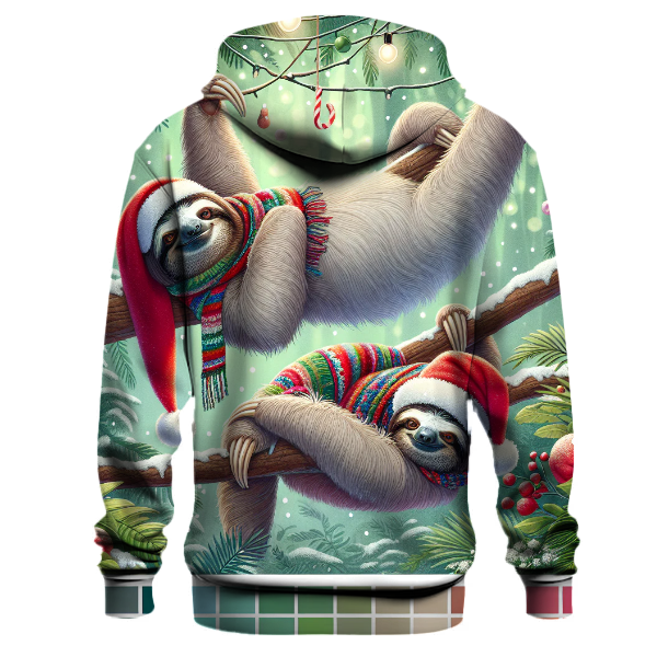 Jolly Holiday Sloths Hoodie
