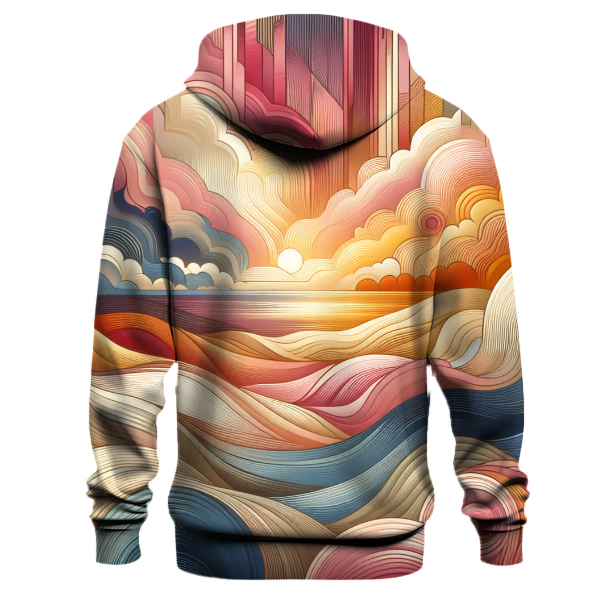 Sunset Blush Tie-Dye Hoodie