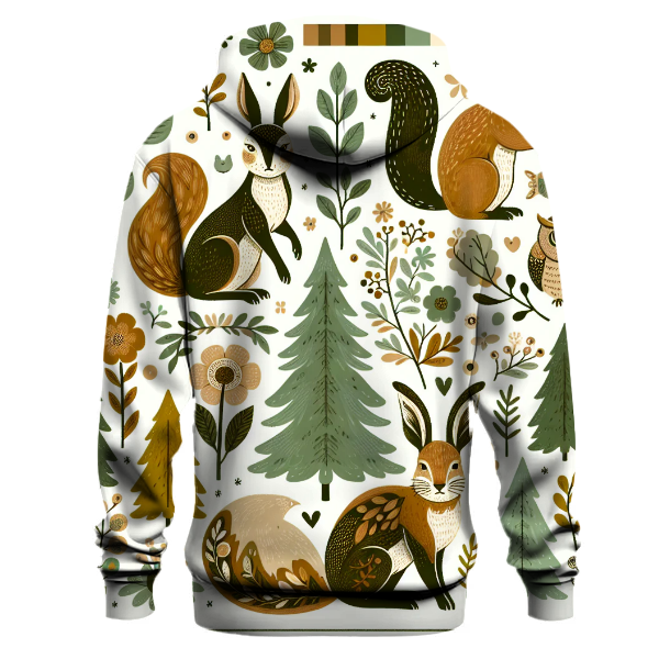 Charming Wildlife Scene Hoodie