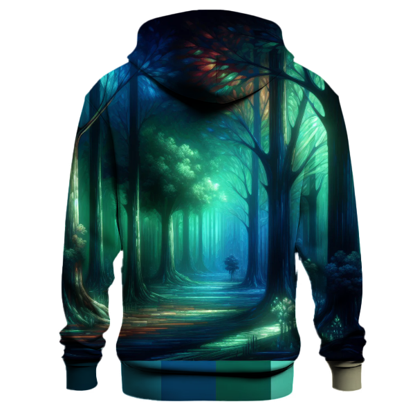 Mysterious Forest Night Hoodie