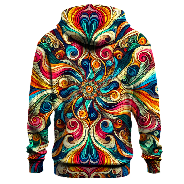 Psychadelic Swirl Retreat Hoodie