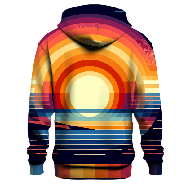 Geometric Sunrise Vibe Hoodie