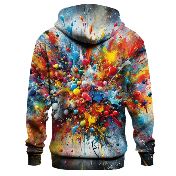 Artistic Splatter Paint Hoodie