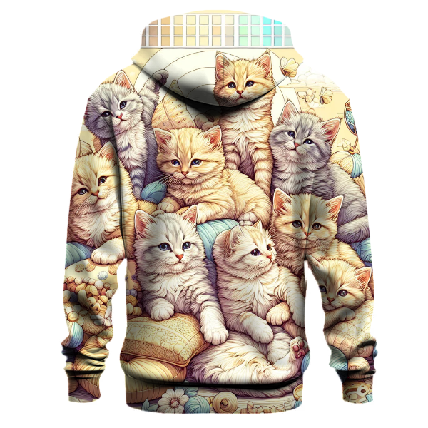 Playful Kittens and Cozy Cuddles Hoodie
