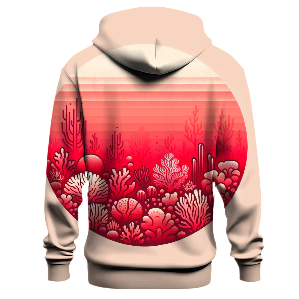 Coral Reef Dip Dye Hoodie