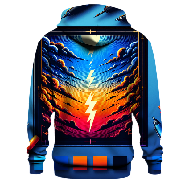 Electric Sunset Shift Hoodie