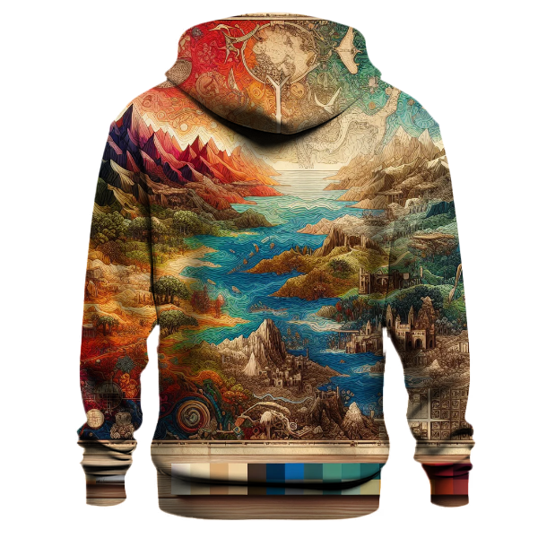 Adventurous Explorer's Map Hoodie