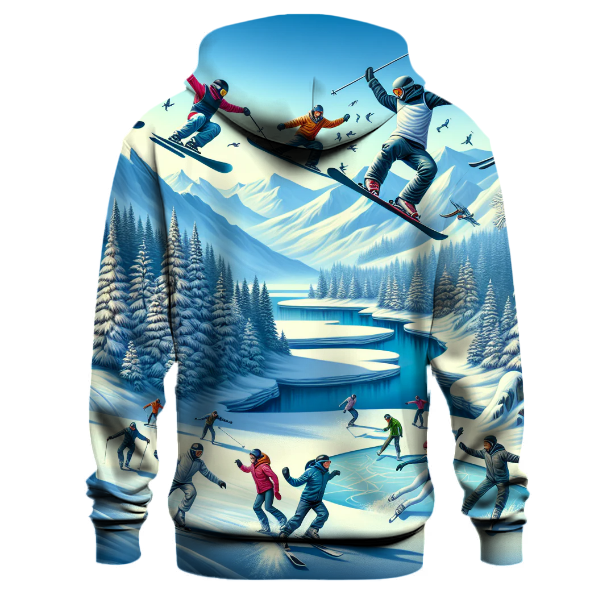 Winter Sports Action Hoodie