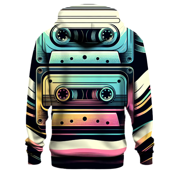 Retro Cassette Waves Hoodie