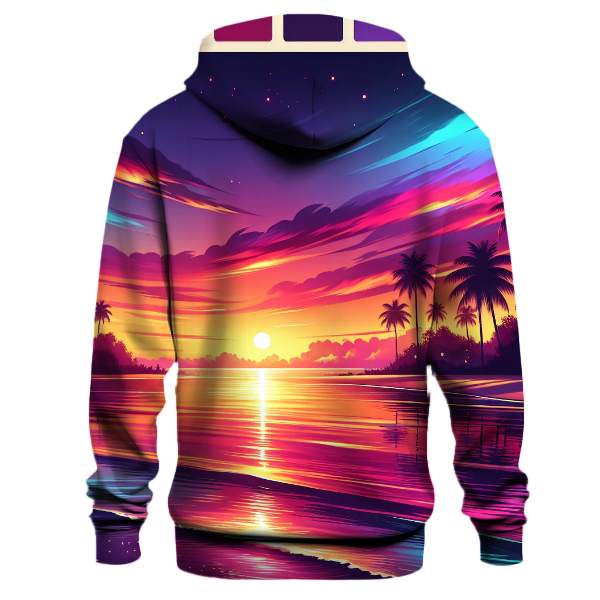 Radiant Sunset Beach Vibes Hoodie