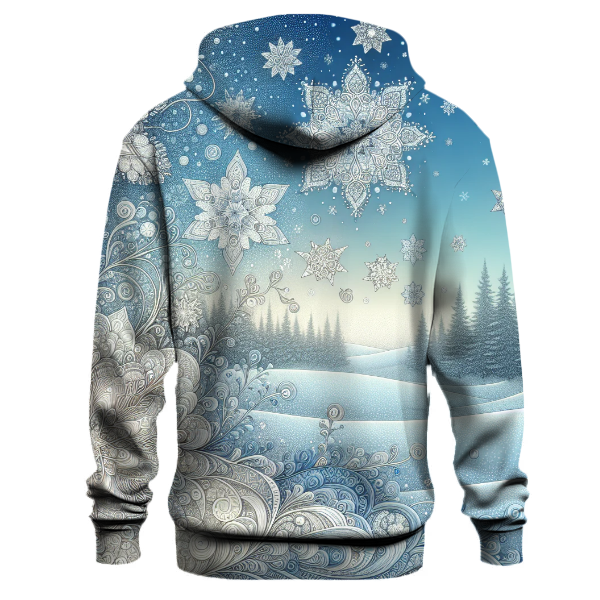 Magical Winter Wonderland with Snowflakes Hoodie