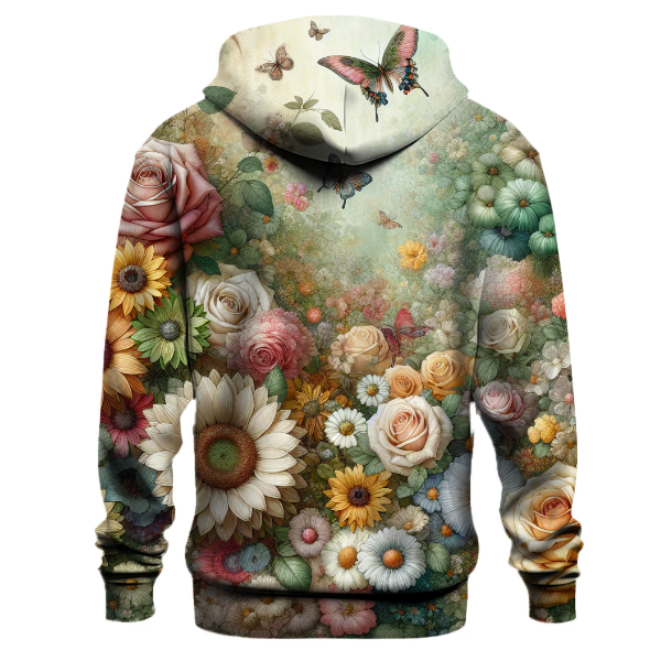Festive Floral Garden Hoodie