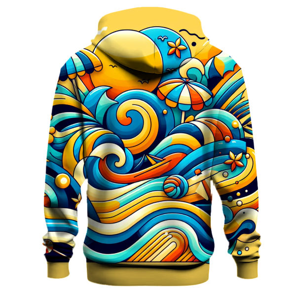 Vivid Beach Days Hoodie