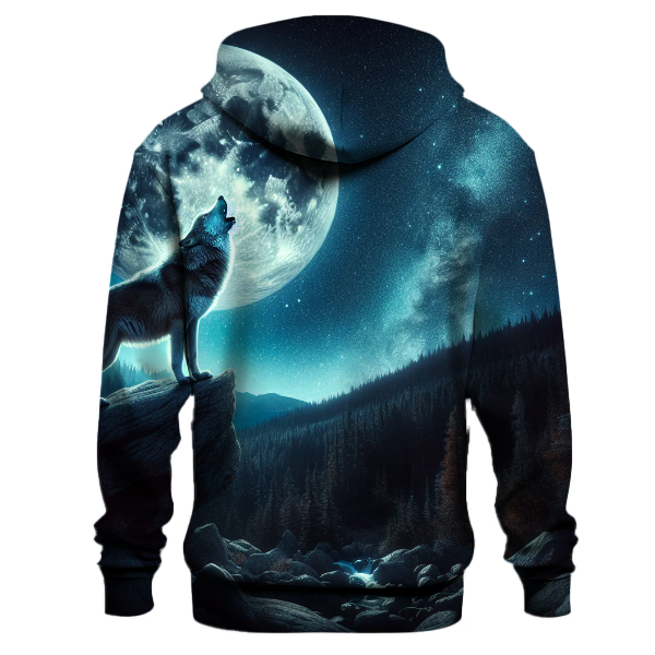 Celestial Wolf Dreams Hoodie