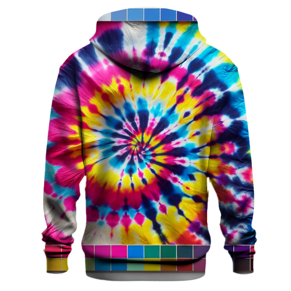 Electric Retro Tie-Dye Hoodie