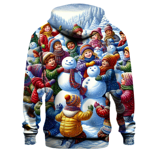 Snowman Building Adventure Hoodie