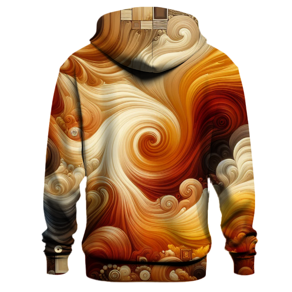 Cinnamon Swirl Tie-Dye Hoodie