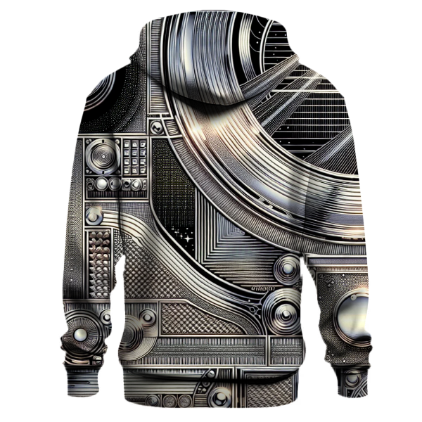 Retro Futurism Fusion Hoodie